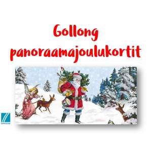 Edition Gollong panoraama joulukortit